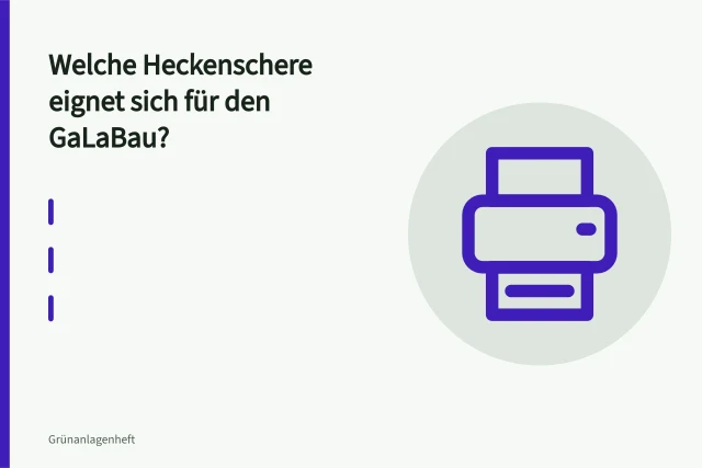 Akku-Heckenschere schneidet dichte Hecke im professionellen GaLaBau-Einsatz. Welche Heckenschere eignet sich für den GaLaBau?